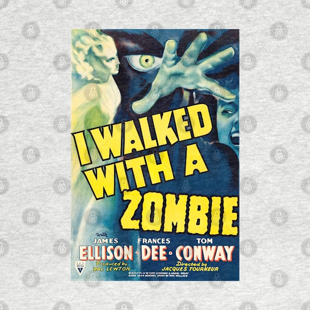 I Walked With a Zombie Movie Poster by MovieFunTime